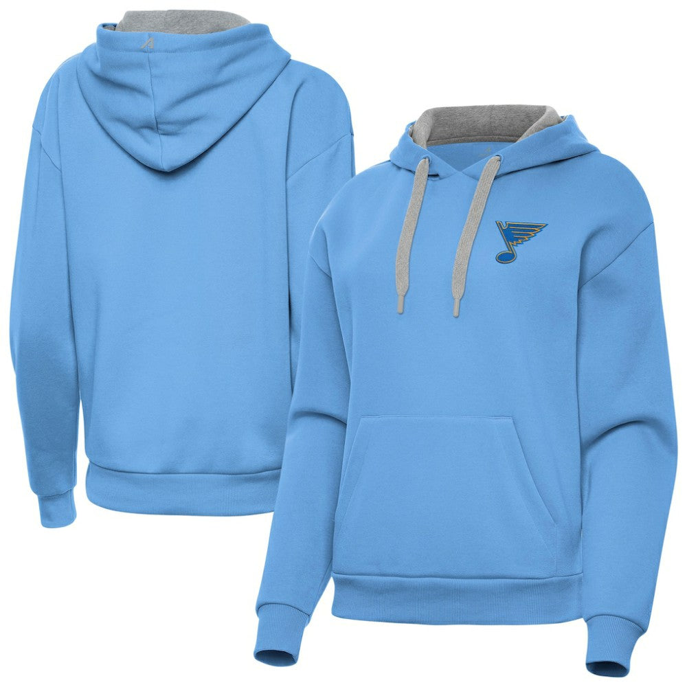 St. Louis Blues - Antigua Women's Victory Pullover Hoodie Blue