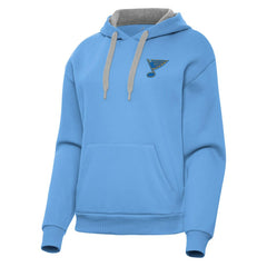 St. Louis Blues - Antigua Women's Victory Pullover Hoodie Blue