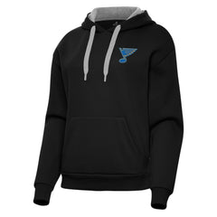 St. Louis Blues - Antigua Women's Victory Pullover Hoodie Black