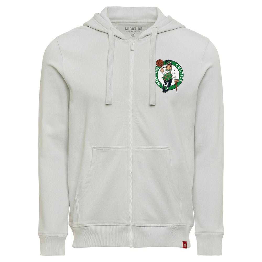 NBA - Boston Celtics Sportiqe Buxton Premium Full-Zip Hoodie - Gray