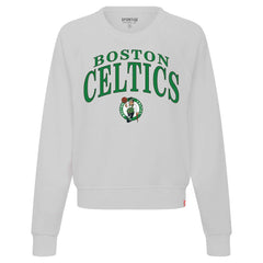 NBA - Boston Celtics Sportiqe Women's Genuine Issue Collection Ashlyn Cropped Sweatshirt - Gray