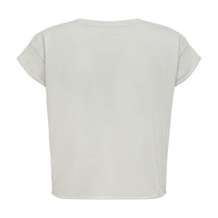 NBA - Los Angeles Lakers Sportiqe Women's Cropped Genuine Issue Collection Alana T-Shirt - Gray