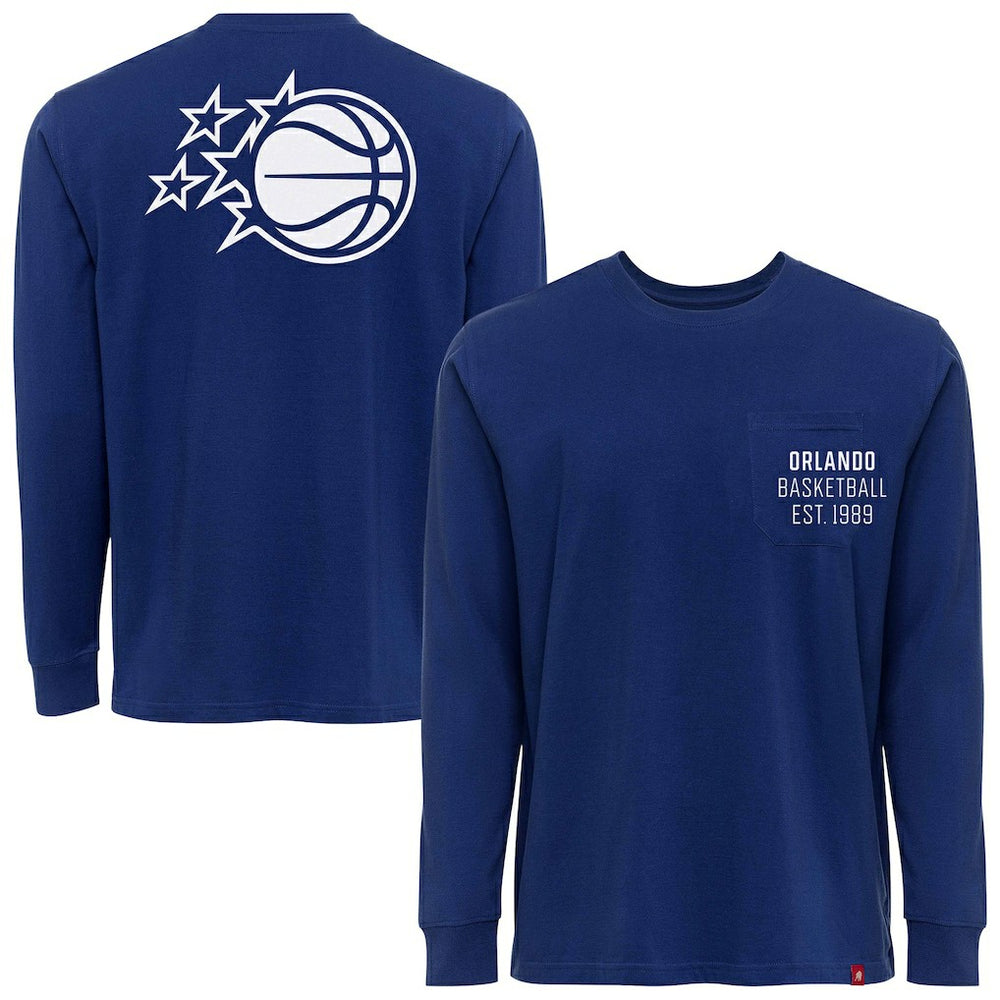 NBA - Orlando Magic Sportiqe Unisex Genuine Issue Collection Wales Long Sleeve T-Shirt - Blue