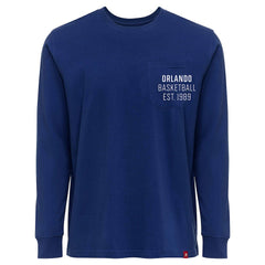 NBA - Orlando Magic Sportiqe Unisex Genuine Issue Collection Wales Long Sleeve T-Shirt - Blue