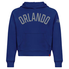 NBA - Orlando Magic Sportiqe Women's Genuine Issue Collection Ella Cropped Hoodie - Blue