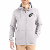 Arizona Cardinals Cutter & Buck Roam Epic Comfort Recycled Full-Zip Hoodie Jacket Gray - NFL