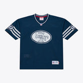 Jerry Rice San Francisco 49ers x Levi's Unisex Legacy Jersey Navy - Mitchell & Ness