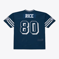 Jerry Rice San Francisco 49ers x Levi's Unisex Legacy Jersey Navy - Mitchell & Ness