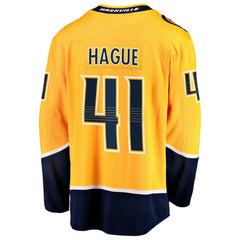 Nicolas Hague Nashville Predators - Fanatics Home Breakaway Jersey Gold
