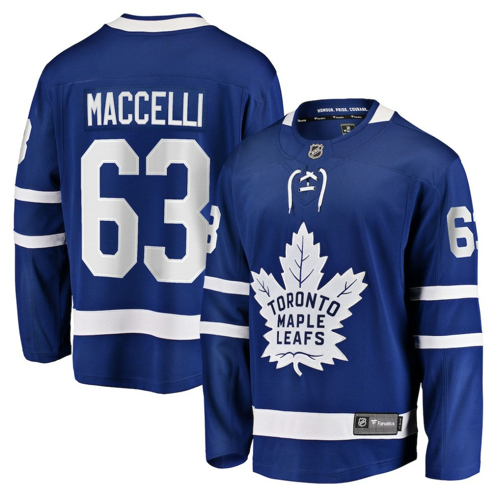 Matias Maccelli Toronto Maple Leafs - Fanatics Home Breakaway Jersey Blue