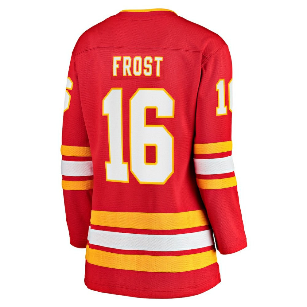 Morgan Frost Calgary Flames Fanatics Women's Home Breakaway Jersey - Red | NHL Jerseys