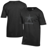 Dallas Cowboys Champion Tonal Logo T-Shirt Black - NFL