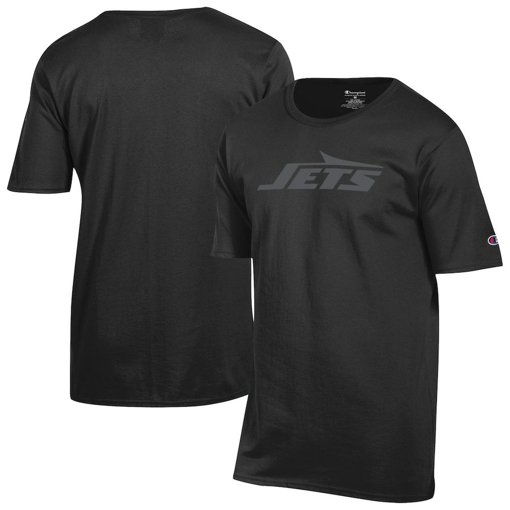 New York Jets Champion Tonal Logo T-Shirt Black - NFL