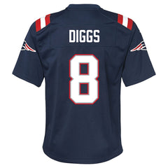 Stefon Diggs New England Patriots Youth Team Game Jersey Navy - Nike