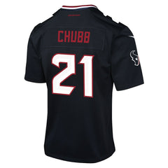 Nick Chubb Houston Texans Youth Team Game Jersey Navy - Nike