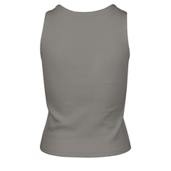 47 brand - New York Knicks '47 Women's Cropped Skyhook Baby Rib Tank - Gray