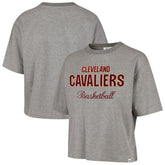 47 brand - Cleveland Cavaliers '47 Women's Pivot Drop Needle Cropped T-Shirt - Gray
