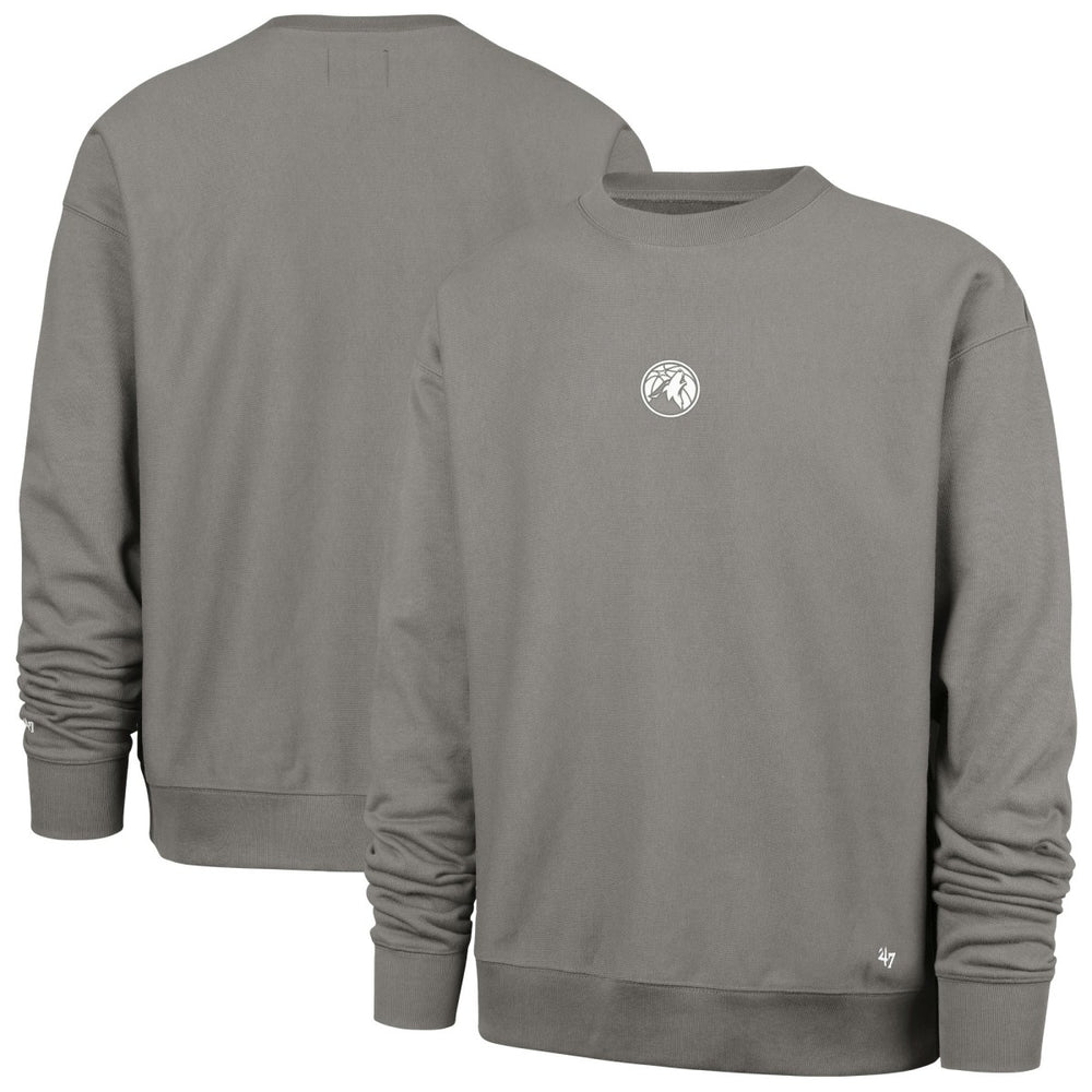 47 brand - Minnesota Timberwolves '47 Offside Foundation Crew Neck Sweatshirt - Gray