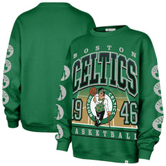 47 brand - Boston Celtics '47 Women's Go Big Oversized Sweatshirt - Kelly Green