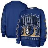 47 brand - Dallas Mavericks '47 Women's Go Big Oversized Sweatshirt - Blue