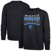 47 brand - Memphis Grizzlies '47 Unisex Brush By Headline Crewneck Sweatshirt - Navy