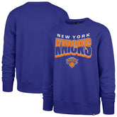 47 brand - New York Knicks '47 Unisex Brush By Headline Crewneck Sweatshirt - Blue