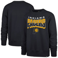 47 brand - Indiana Pacers '47 Unisex Brush By Headline Crewneck Sweatshirt - Navy