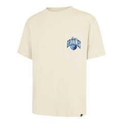 47 brand - Memphis Grizzlies '47 Unisex Crossover Collection Foundation Pocket T-Shirt - Cream