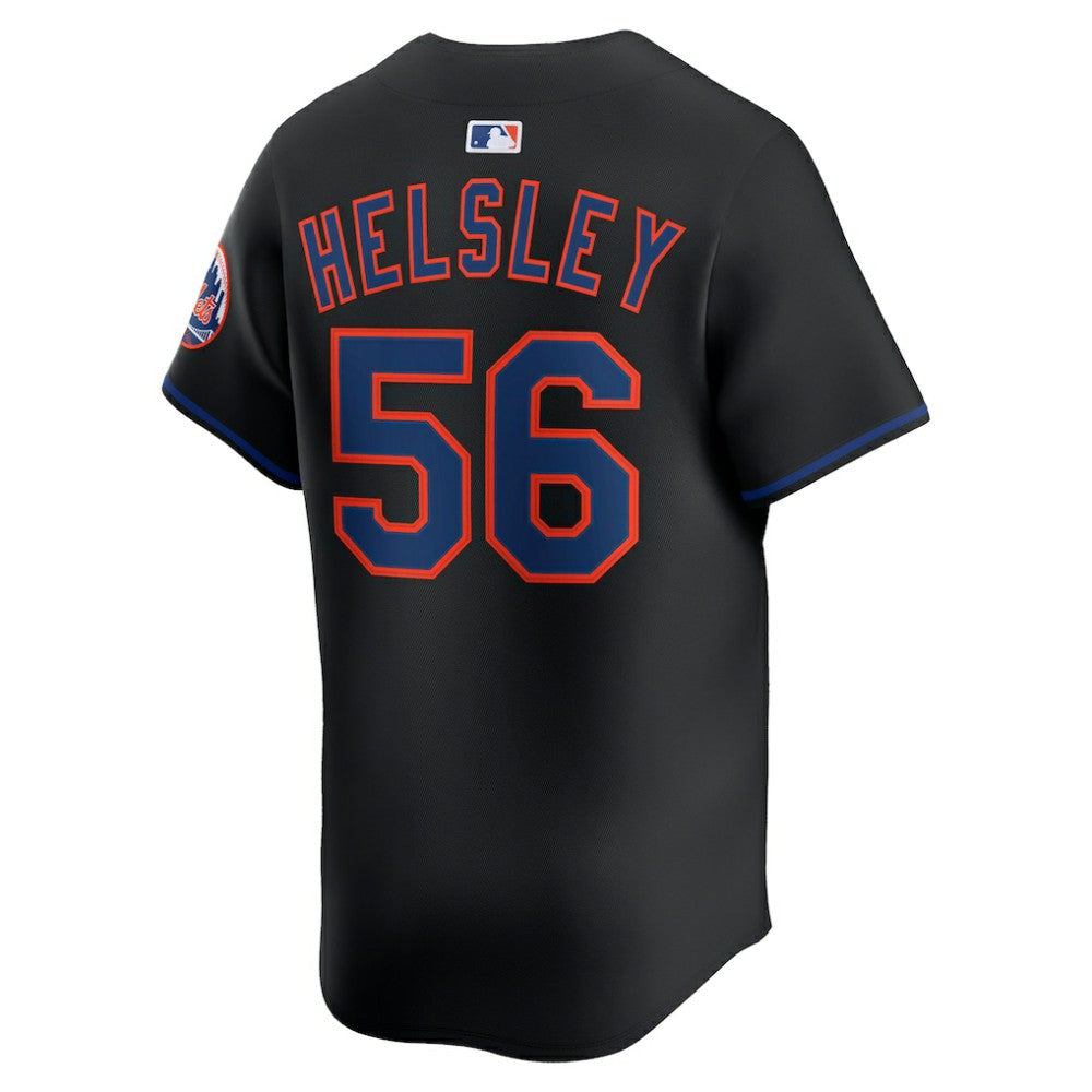 Ryan Helsley New York Mets Nike Alternate Limited Player Jersey - Black | MLB Jerseys
