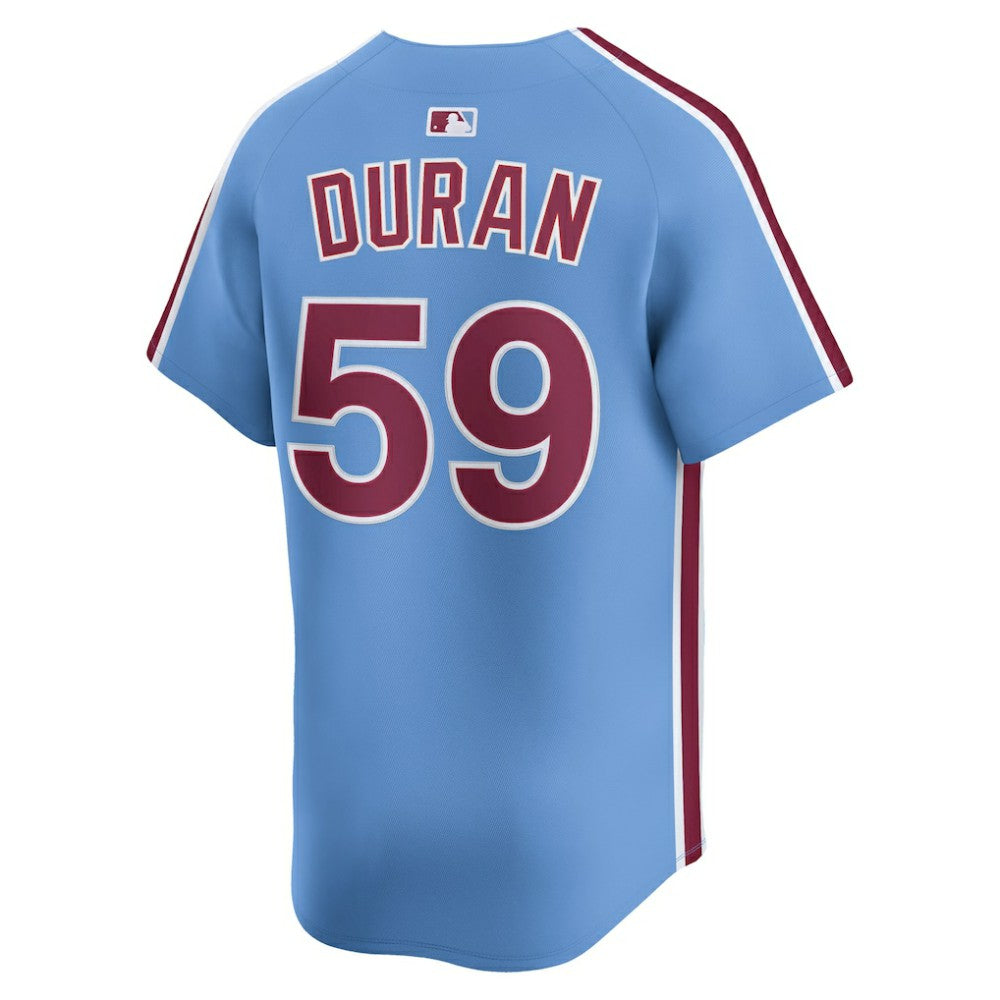 Jhoan Duran Philadelphia Phillies Nike Alternate Limited Player Jersey - Light Blue | MLB Jerseys
