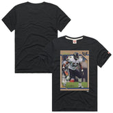 Ray Lewis Baltimore Ravens Homage Unisex NFL Topps Trading Card Tri-Blend T-Shirt Charcoal - NFL