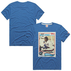 Lawrence Taylor New York Giants Homage Unisex NFL Topps Trading Card Tri-Blend T-Shirt Royal - NFL