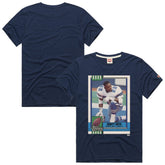 Emmitt Smith Dallas Cowboys Homage Unisex NFL Topps Trading Card Tri-Blend T-Shirt Navy - NFL