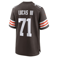 Cornelius Lucas Cleveland Browns Team Game Jersey Brown - Nike