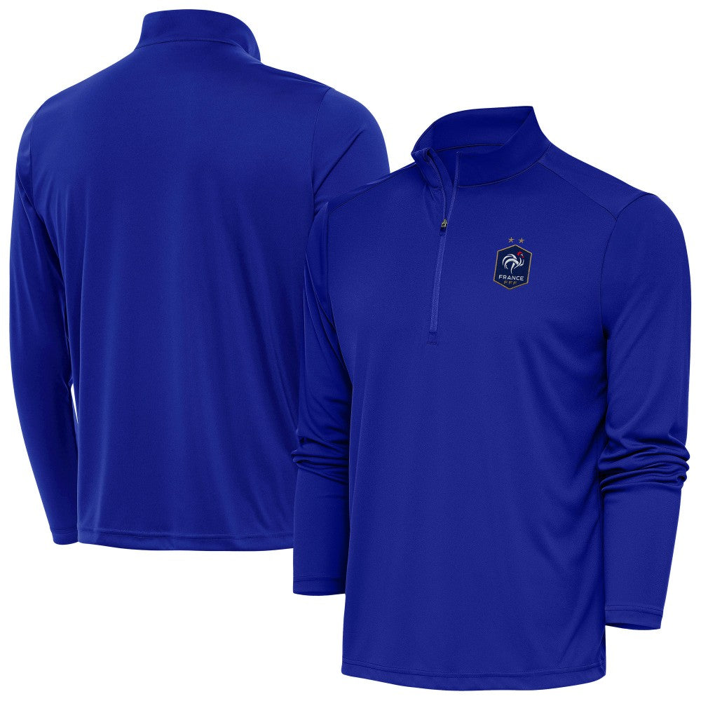 France National Team Antigua Statement Quarter-Zip Pullover - Royal