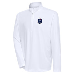 France National Team Antigua Statement Quarter-Zip Pullover - White