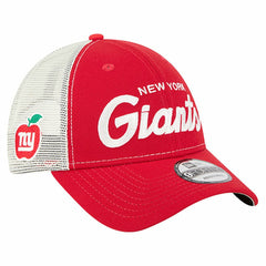 New York Giants New Era Apple Trucker 9FORTY Adjustable Hat Red - NFL