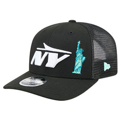 New York Jets New Era Liberty 9SEVENTY Adjustable Trucker Hat Black - NFL