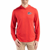 Kansas City Chiefs Cutter & Buck Americana Coastline Epic Comfort Eco Recycled Long Sleeve Hoodie T-Shirt Red - NFL