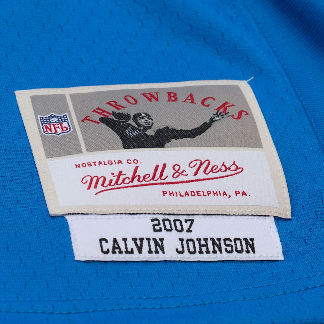 Calvin Johnson Detroit Lions x Golf Wang Unisex 2007 Legacy Fashion Jersey - Blue outlet | NFL Jerseys