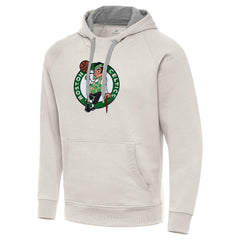NBA - Boston Celtics Antigua Big Logo Victory Pullover Hoodie - Cream