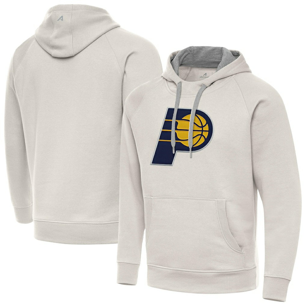 NBA - Indiana Pacers Antigua Big Logo Victory Pullover Hoodie - Cream