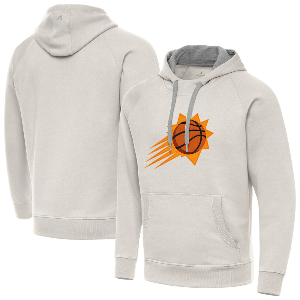 NBA - Phoenix Suns Antigua Big Logo Victory Pullover Hoodie - Cream