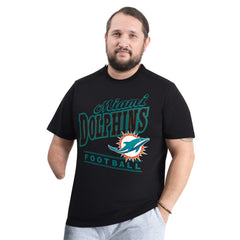 Miami Dolphins G-III Sports by Carl Banks Adaptive Headliner Graphic T-Shirt Black - NFL