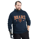 Chicago Bears G-III Sports by Carl Banks Adaptive Team Spirit Graphic Fleece Pullover Hoodie Navy - NFL