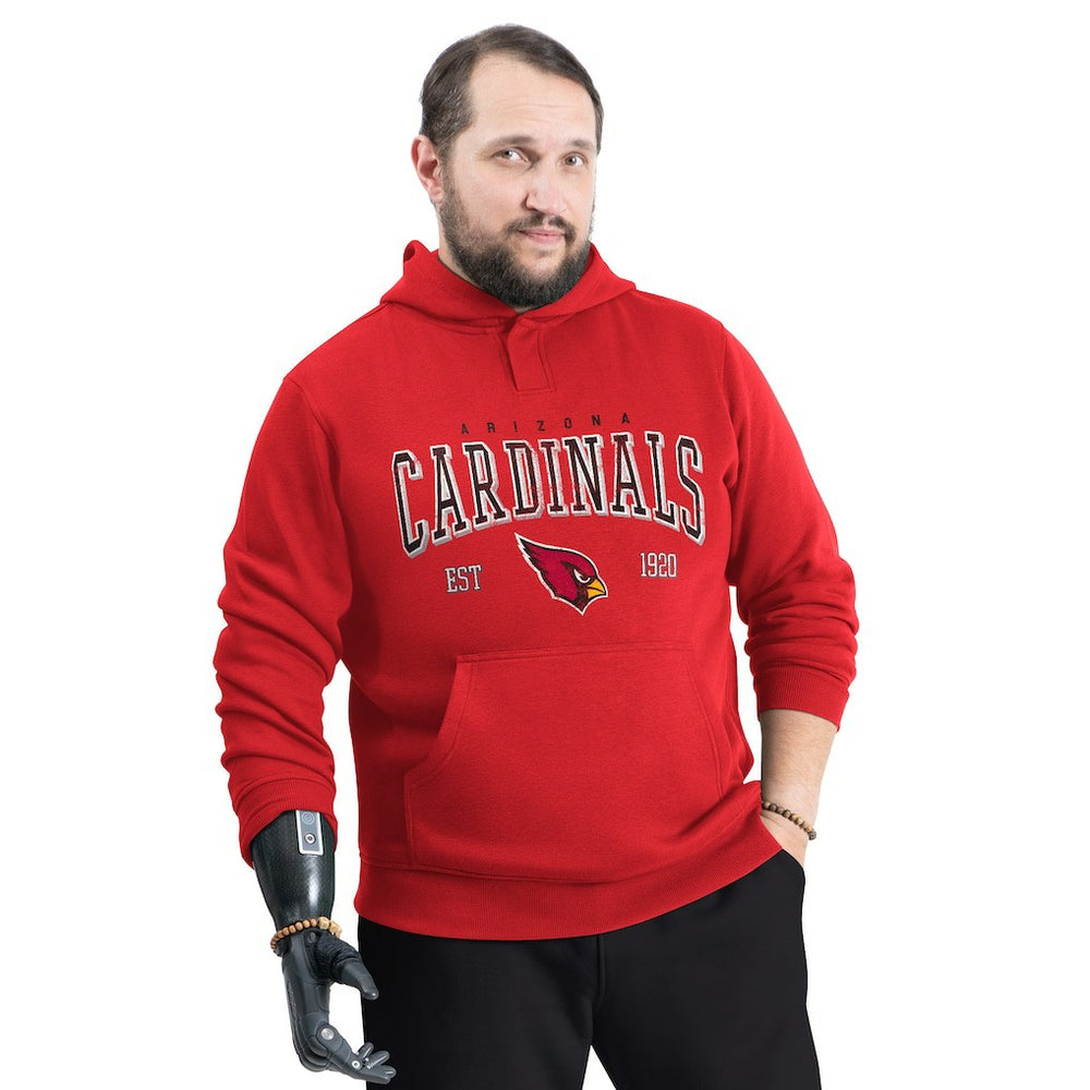 Arizona Cardinals G-III Sports by Carl Banks Adaptive Team Spirit Graphic Fleece Pullover Hoodie Cardinal - NFL