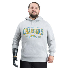 Los Angeles Chargers G-III Sports by Carl Banks Adaptive Team Spirit Graphic Fleece Pullover Hoodie Gray - NFL