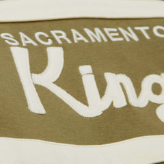 Mitchell & Ness - Sacramento Kings Double Clutch Head Coach Hoodie - Olive/Black