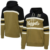 Mitchell & Ness - Denver Nuggets Double Clutch Head Coach Hoodie - Olive/Black
