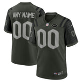 New York Jets 2025 Rivalries Collection Custom Game Jersey Gotham Green - Nike